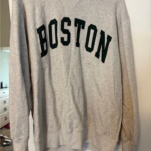 Brandy Melville Gray Boston Sweatshirt